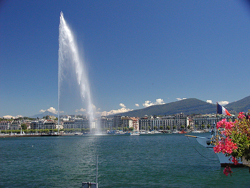 Geneva Jet D'eau Switzerland